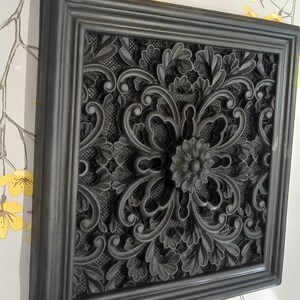 Spring Victorian open/closed Vent Cover 10x10 inch | Draft-Free Air Vent (Interior & Exterior) | Handmade UK image 8
