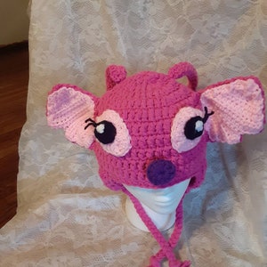 Inspired by Angel, Stitch's friend crochet hat