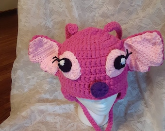 Inspired by Angel, Stitch's friend crochet hat