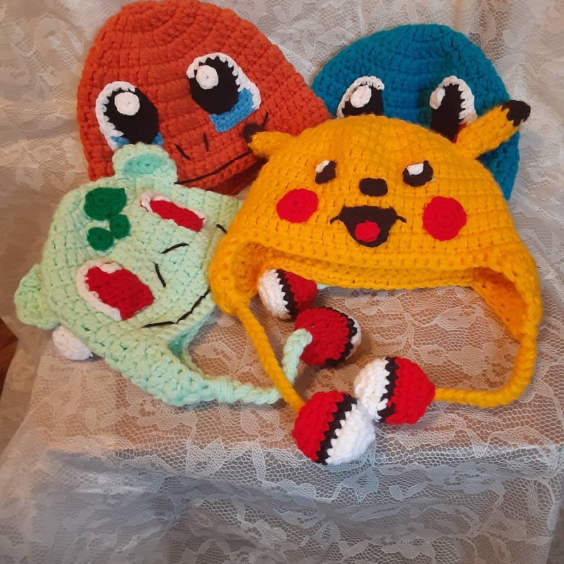 Crochet Character Hats Etsy