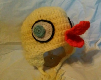 Inspired by Duckling, Pigeon's Pal crochet hat