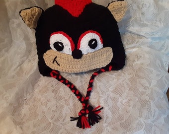 Shadow the Hedgehog Hat - Etsy