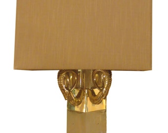1970's Karl Springer Ram's Head Sconce