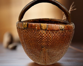 Antique Chinese Grain Basket