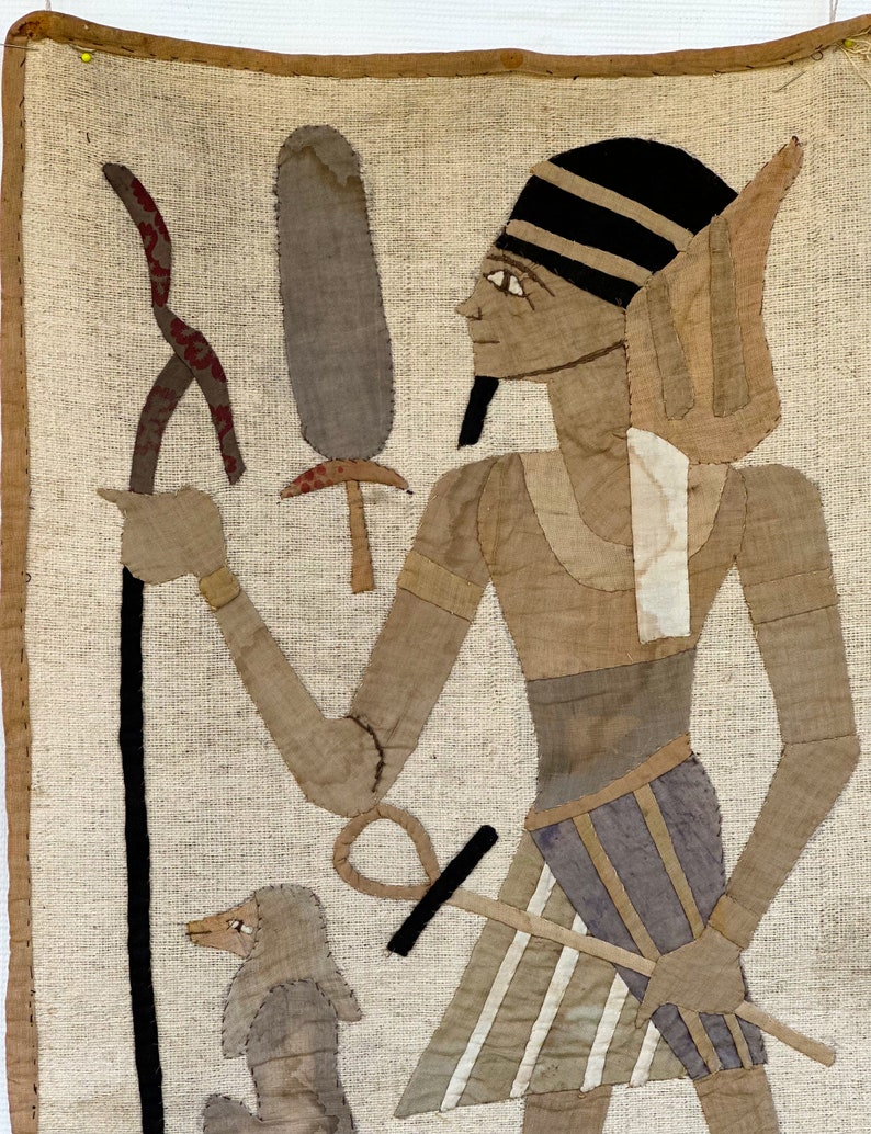 1900s Khayamiya Appliques EGYPT Wall Hanging QUILT Etsy