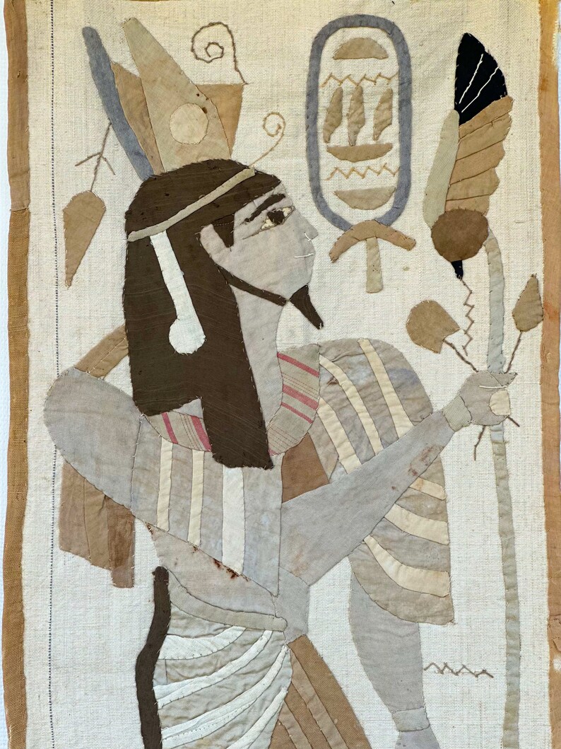 1900s Khayamiya Appliques EGYPT Wall Hanging QUILT Etsy