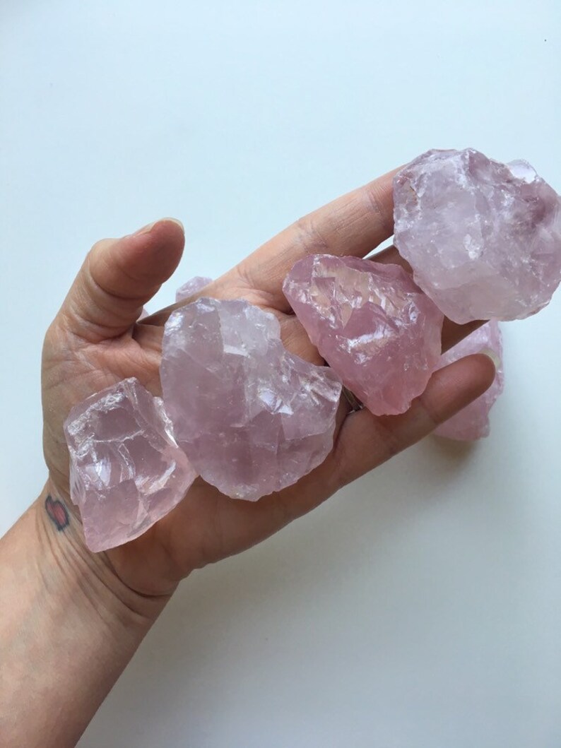 Large Rose Quartz, Raw Rose Quartz, Metaphysical Crystals, Raw Crystals, Gift For Women, Crystal Lover, Gift For Her zdjęcie 3