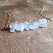 Moonstone Necklace - Moonstone Jewelry - Raw Crystal Necklace - June Birthstone Necklace - Healing Gift For Her - Raw Moonstone Necklace