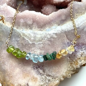 Birthstone Necklace For Mom, Personalized Jewelry, Family Birthstone Necklace, Family Tree Necklace, Mothers Day Gift For Mom image 3