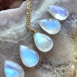 Moonstone Necklace, June Birthstone Jewelry, Jewelry For Women, Gift For Her, Girlfriend, Wife