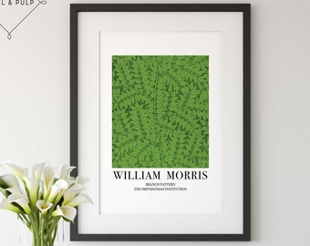William Morris Branch Print - Vintage Floral Art Poster