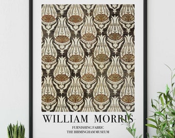 William Morris Fabric Print | Vintage Floral Wall Art