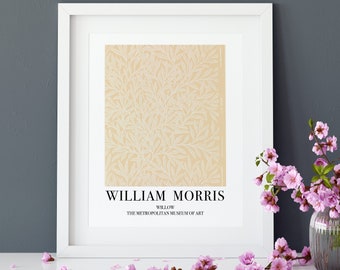 William Morris Willow Pattern Art Print – Vintage Floral Poster