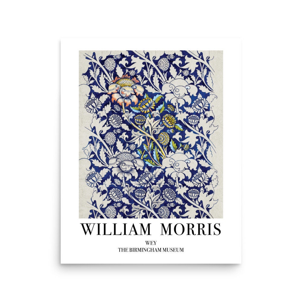 William Morris Art - Wey Pattern