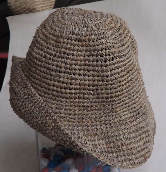 BOXED HAT paper abaca 5.5cm brim for men