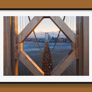 Photography Print Bay Bridge Home Gift Landscape Print San Francisco Poster For Office Oakland Art Photo For Friend Bay Area Photograph SF