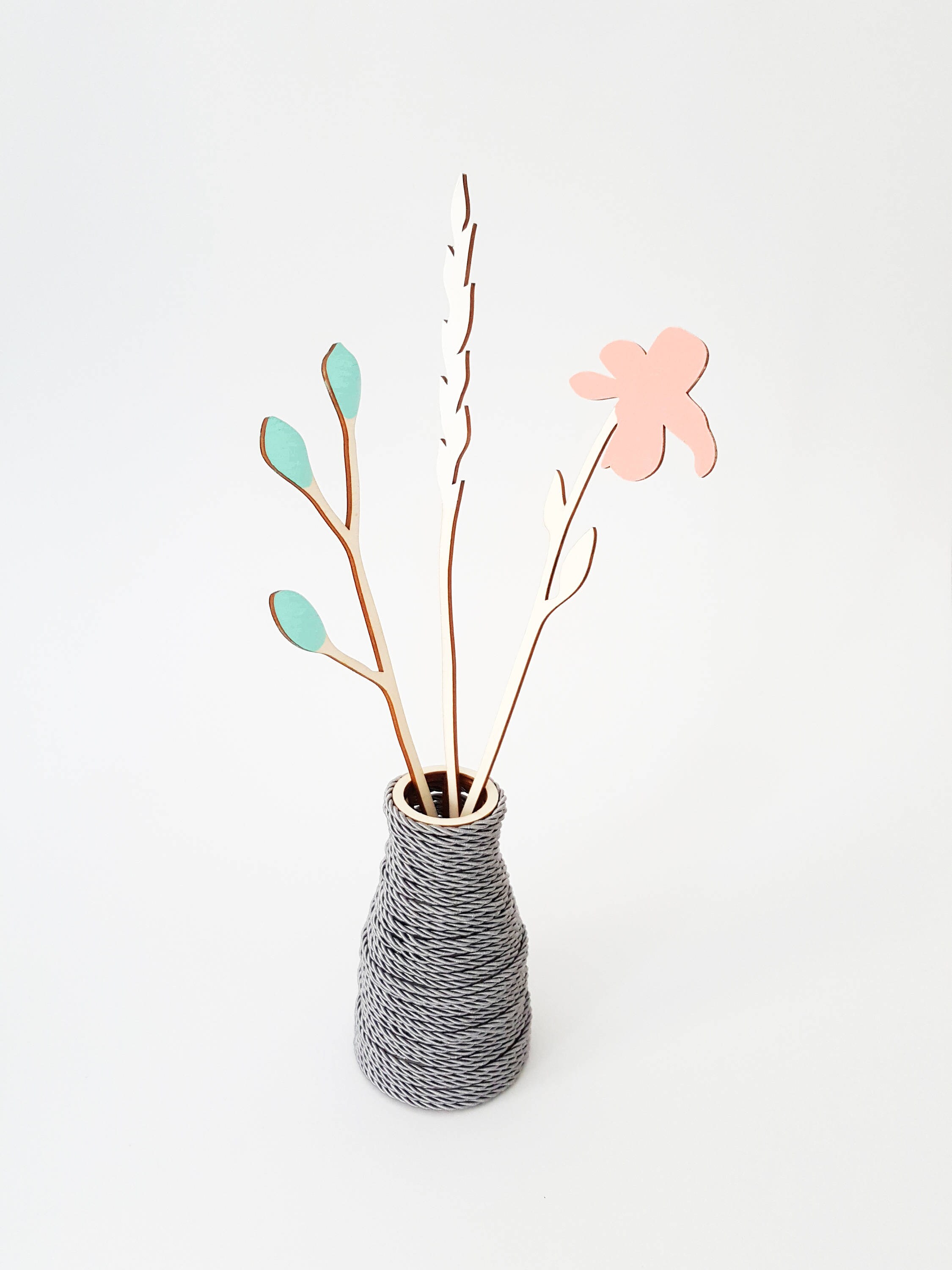 Alizi Spring - Fleurs en Bois N.3/De Prairie Contreplaqué Mignonnes Décoration Moderne Cadeau Pour E