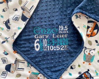 personalised minky