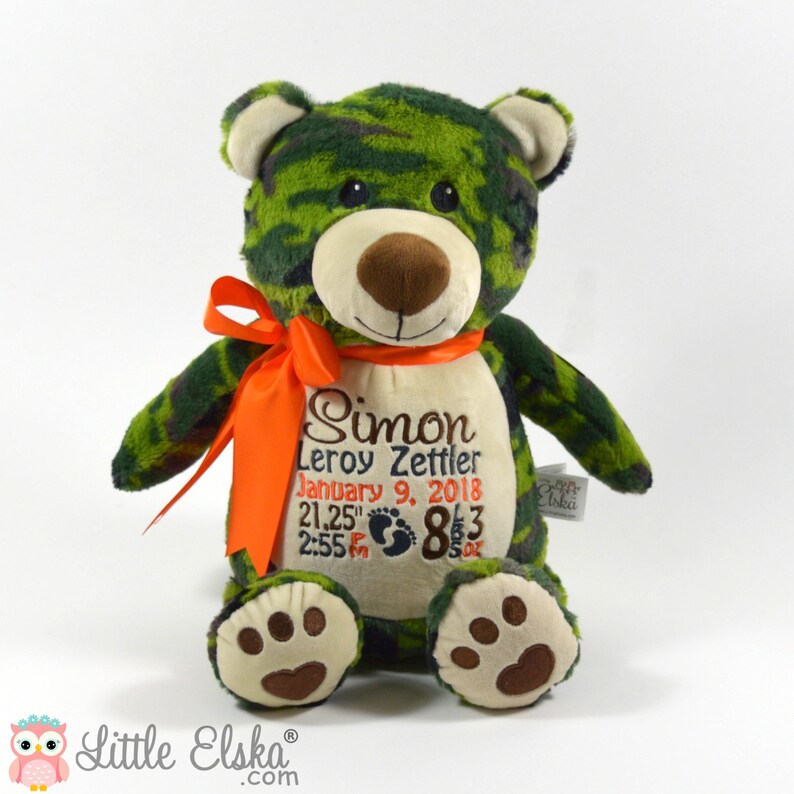 custom teddy bear etsy