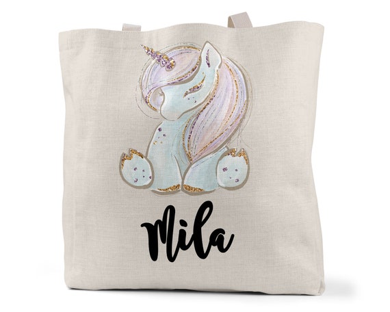 little girl personalized tote bags