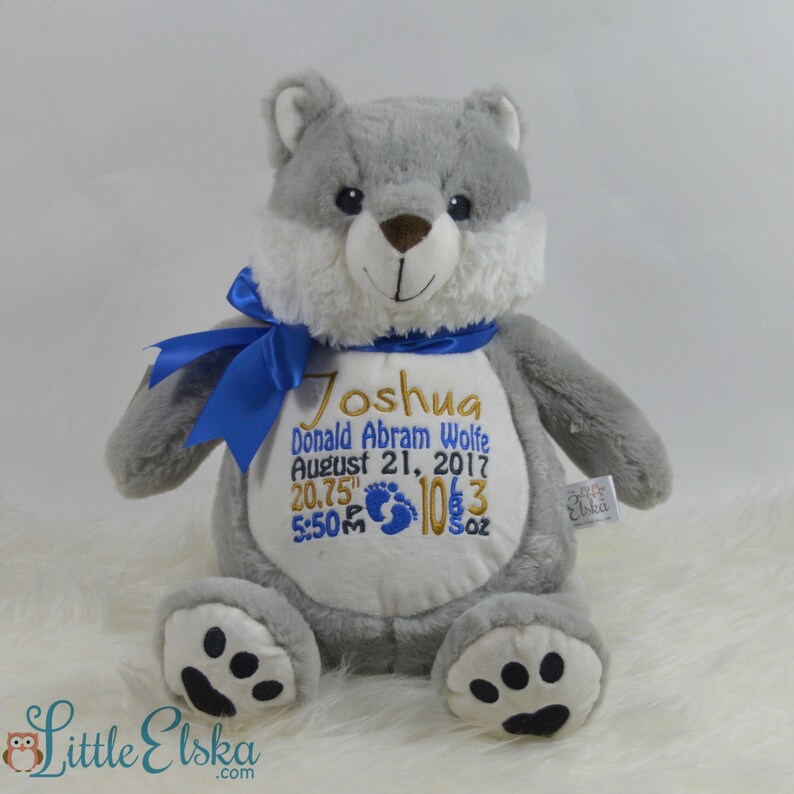 etsy personalized stuffed animal