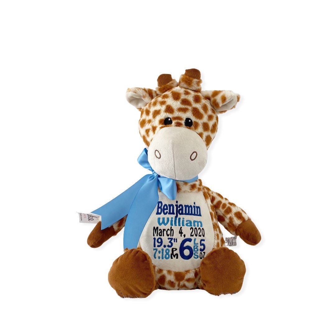 Birth stats hotsell stuffed animal