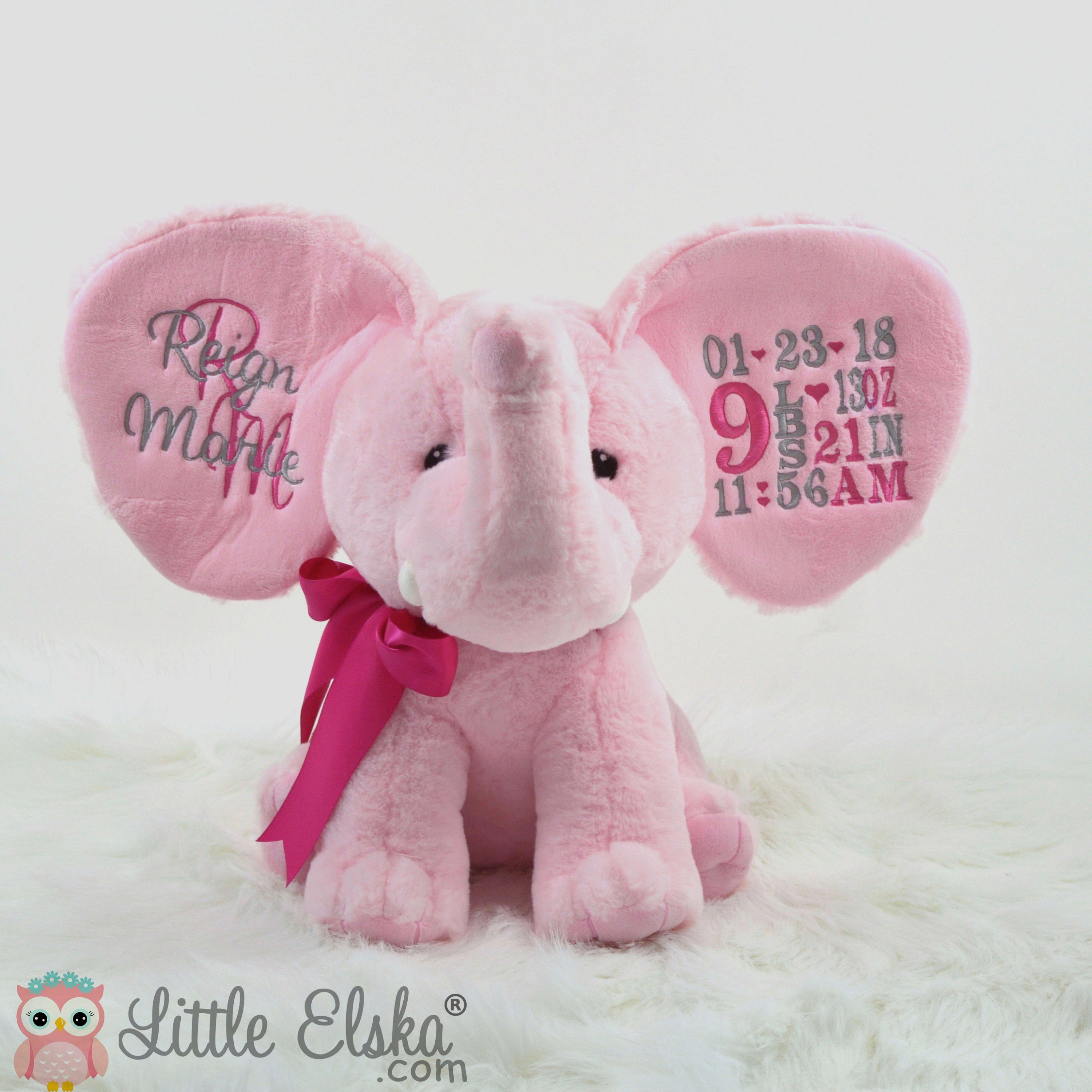 stuffed animal with personalized song