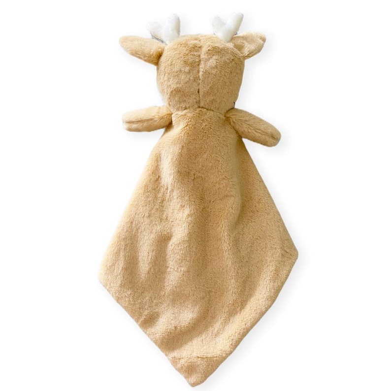 personalized lovey animal blanket