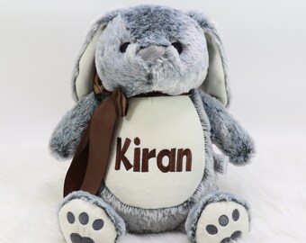 Personalized Stuffed Animal, Personalized Bunny, Birth Stat Animal, Embroidered Stuffed Animal, Birth Announcement, Embroidered Animal
