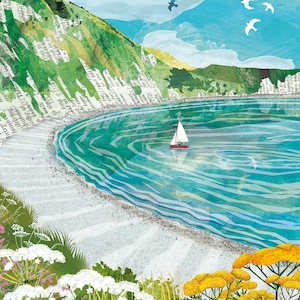 Cartão Comemorativo Lulworth Cove, Purbeck, Dorset