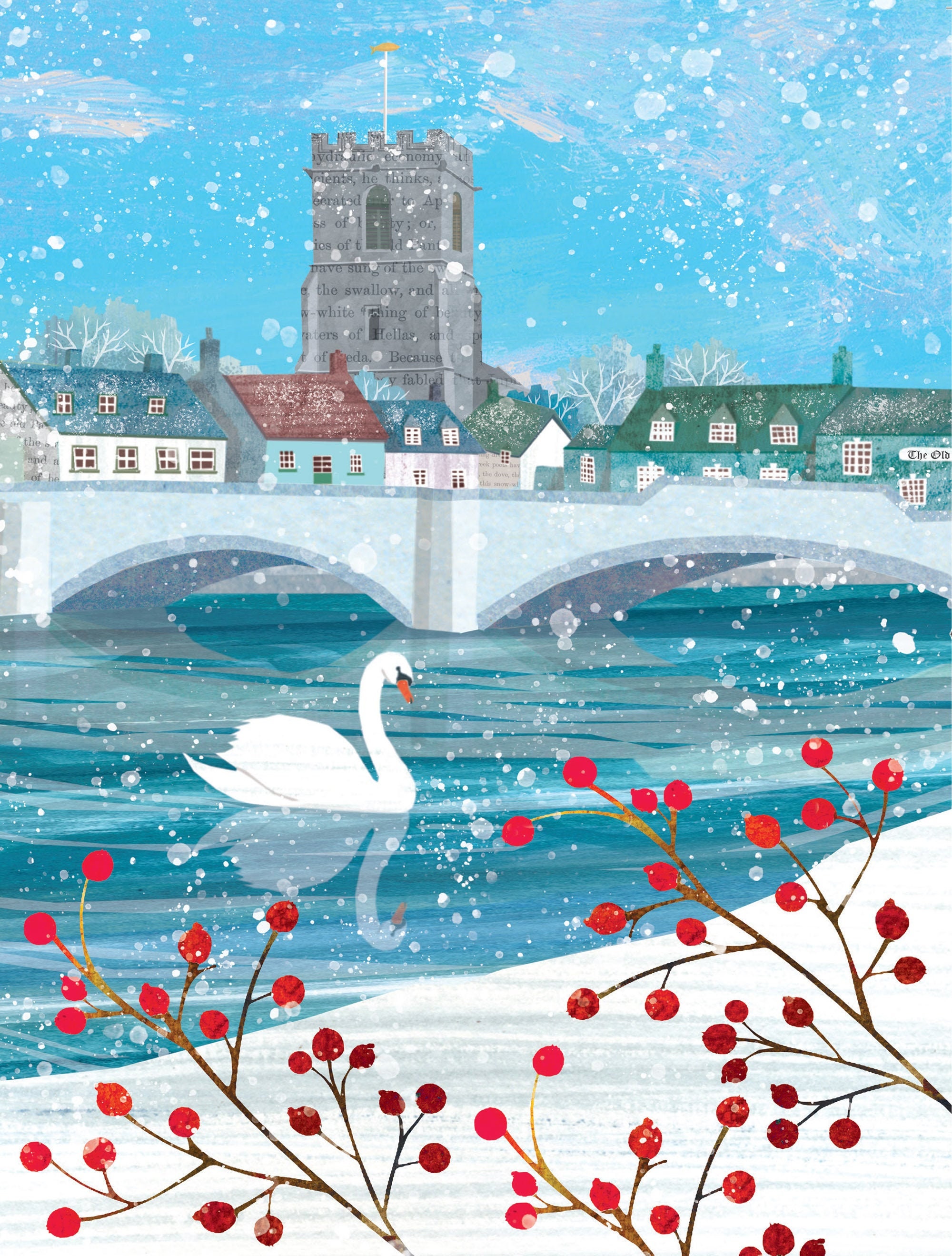 Wareham, Purbeck, Dorset Christmas Card