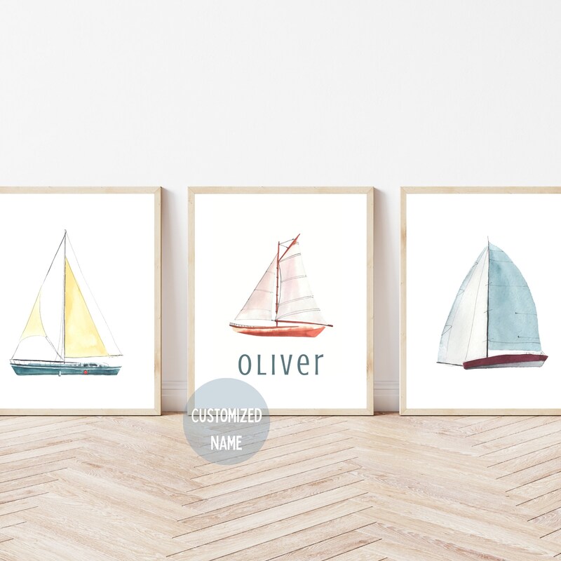 Sailboat Nursery - Etsy