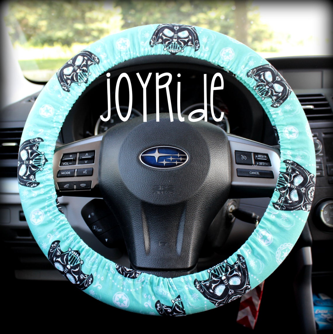 Steering Wheel Cover Star Wars Darth Vader Sugar Skull Aqua Etsy