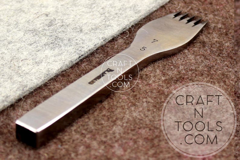 Pricking Irons Vergez Blanchard Size 7 3.85mm/leather Craft Etsy