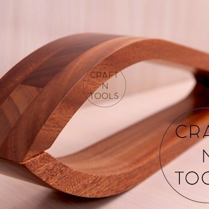 Stitching Clamp Varnished Wood by Vergez Blanchard / Lacing Pony / Stitching Horse / Retaining Clip  /  Leather Pony