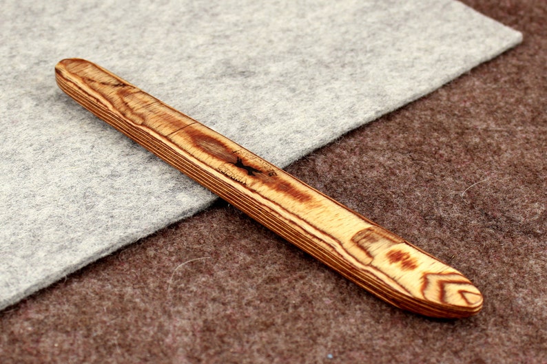 Leather Burnishing Tool Vergez Blanchard/slicker/leather Wood Etsy UK