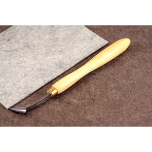 Creasing Iron with Handle by Vergez Blanchard / Single Creasing Iron with Guide / Leather Edge Creaser / Leather Marker / Creasing Tool