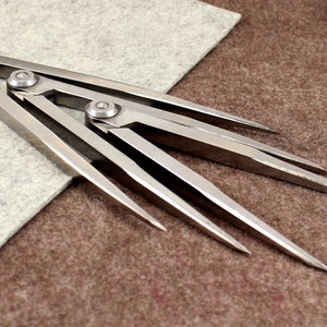 Scratch Compass by Vergez Blanchard / Wing Divider / Saddlers Scorer / Leather Marking Tool  /  Compass Marker  /  Leather Creaser