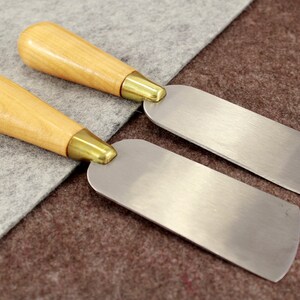 Oblique Skiving / Paring Knife by Vergez Blanchard / Leather Cutting Tool / Edge Skiving Tool / Skiving Knife / Leather Paring Knife image 3