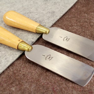 Straight Skiving / Paring Knife by Vergez Blanchard / Leather Cutting Tool / Saddlers Knife / Leather Craft Tool