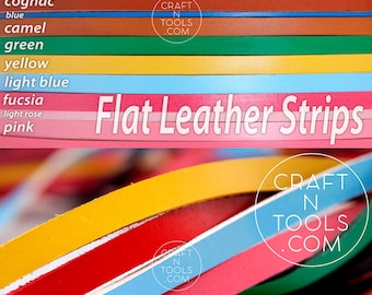 Flat Leather Strip 3.0-10mm / Leather Cord / Natural Leather / Licorice Cord / Leather / Cuff Cord/Leather Cording