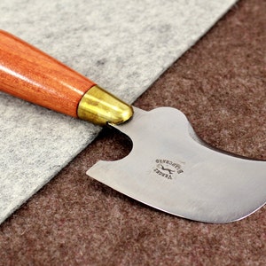 Hawkbill Knife with Two Sharp Edges by Vergez Blanchard / Knife for Leather / Leather Cutting Tool / Saddlers Knife