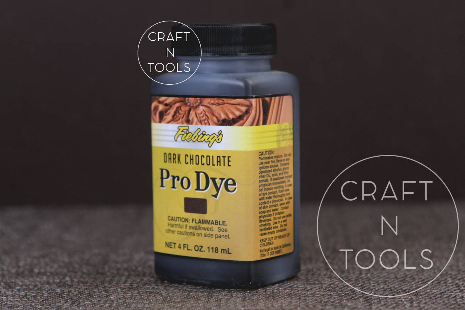 Fiebing's Pro Oil Leather Dye 4oz/118ml in 16 Colors/smooth Leather Dye