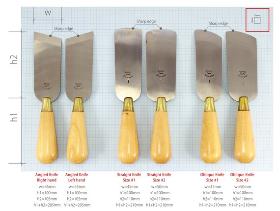 Vergez Blanchard Angular Skiving/Paring Knife (left/right hand)