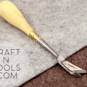 Knife for Curved Lines by Vergez Blanchard / Leather Craft Knife / Leather Tools