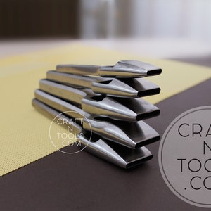 Heavy Duty Oblong / Hole Punch Tool by Vergez Blanchard / Leather Hole Punch / Bag Punch / Belt Punch / Leathercraft Tool