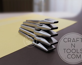 Heavy Duty Oblong / Hole Punch Tool by Vergez Blanchard / Leather Hole Punch / Bag Punch / Belt Punch / Leathercraft Tool