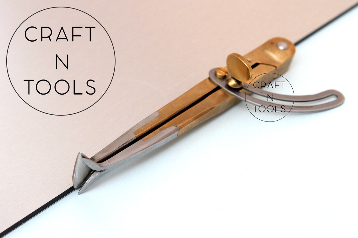 Adjustable Groove Compass Vergez Blanchard/scratch Etsy