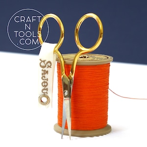 Arcy Model - Gilded Embroidery Scissors by Sajou. Needlecraft Scissors, Chenille Scissors, Knitting Shears, Darning Scissors