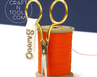 Arcy Model - Gilded Embroidery Scissors by Sajou. Needlecraft Scissors, Chenille Scissors, Knitting Shears, Darning Scissors